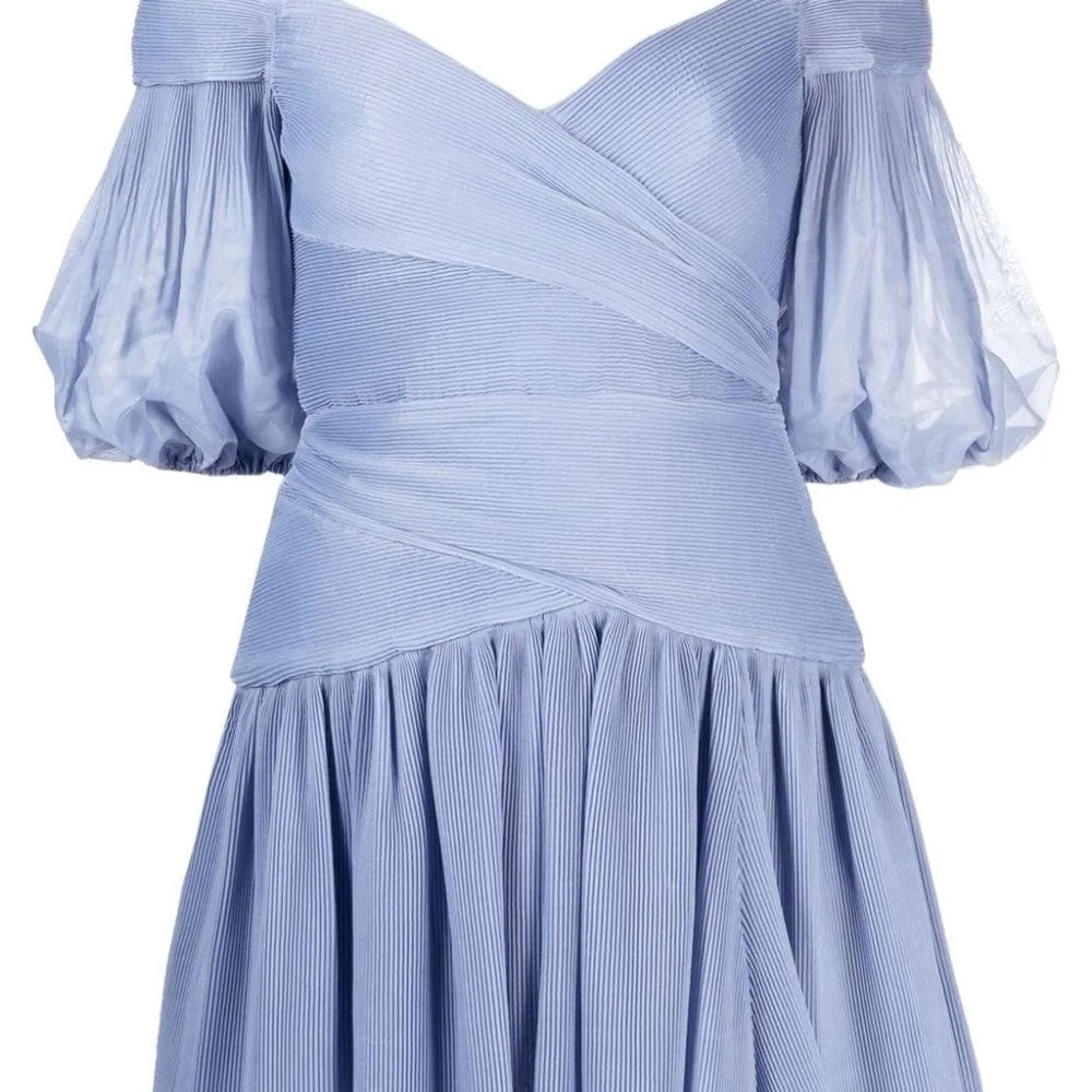Zimmerman Elegant Off-Shoulder Blue Dress
